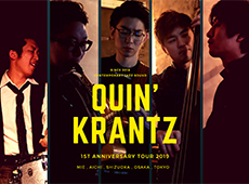  QUIN' KRANTZ ～1st Anniversary Tour～ 伊藤寛哲(g) 三輪一登(sax) 林 祐市(pf) 出宮寛之(b)木村 紘(ds)