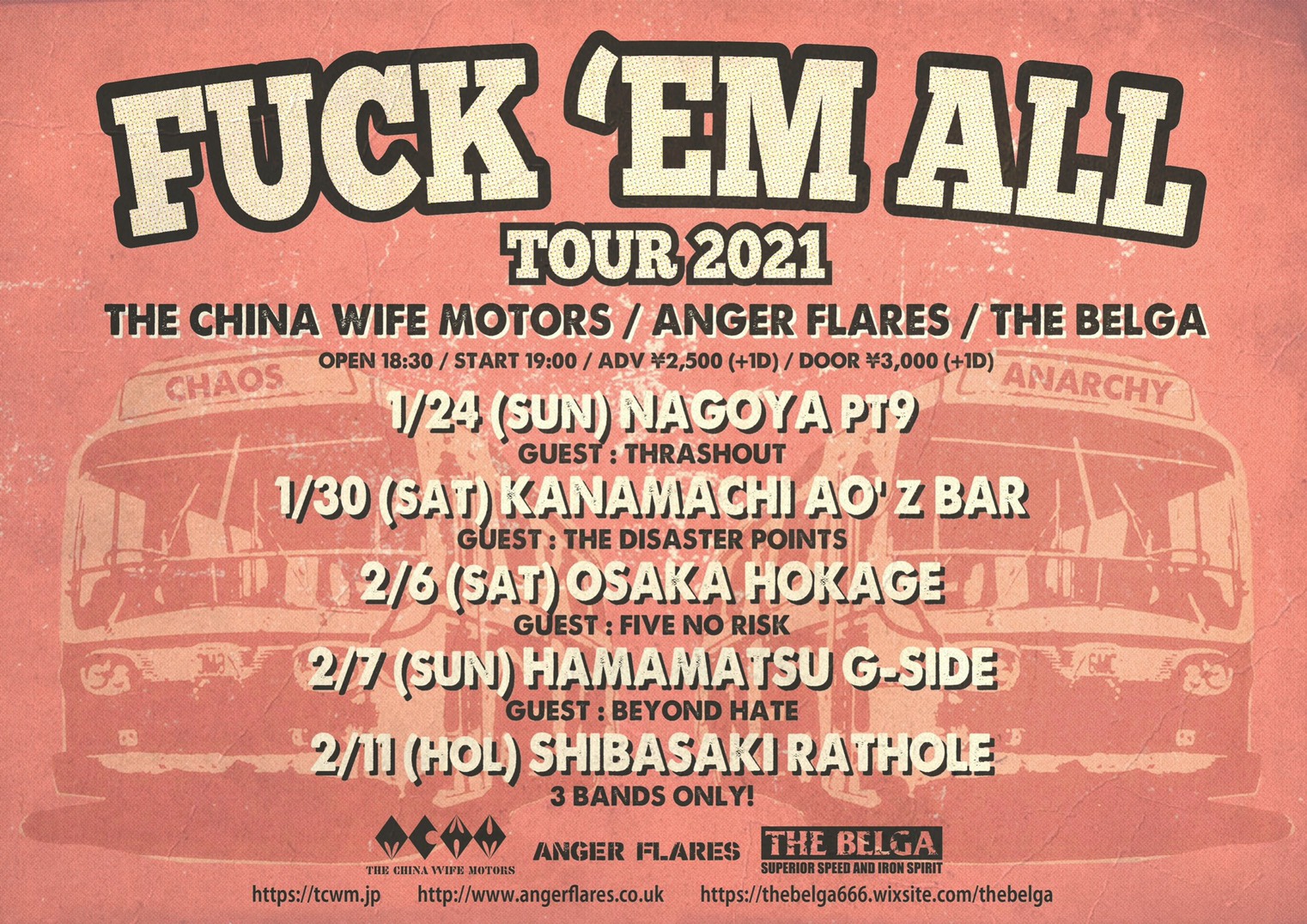 FUCK ‘EM ALL TOUR 2021